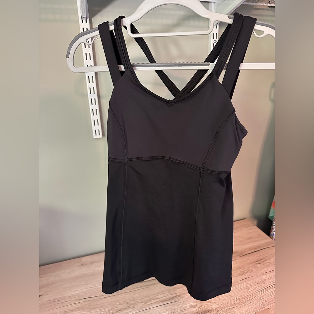 Lululemon Black Tank Size 2